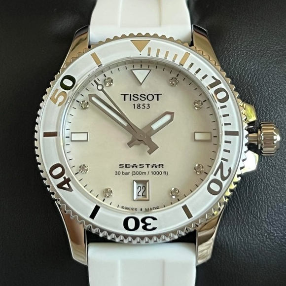 Tissot Accessories - 💰SOLD - T120.210.17.116.00 - Tissot Women’s Seastar 1000 36MM